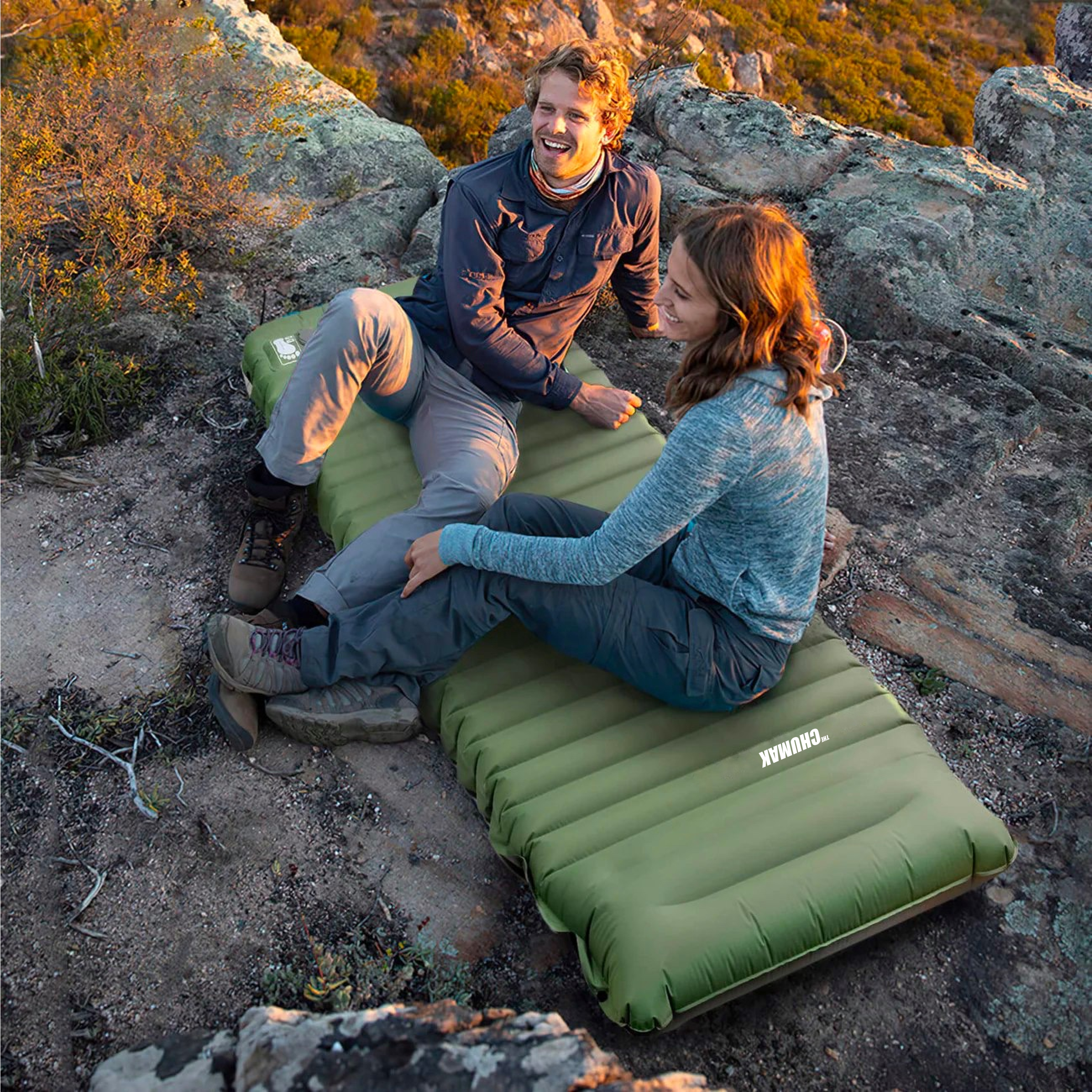 Air Sleeping Pad (Built-in Pillow)